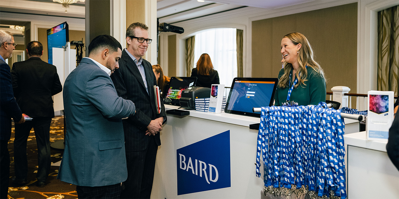  SilverPeak Strategic Capital conference check-in desk.