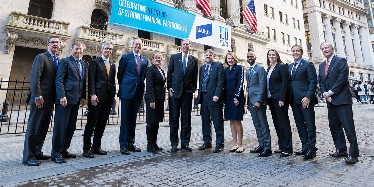  SilverPeak Strategic Capital Executive Committee standing in front of the New York Stock Exchange building.