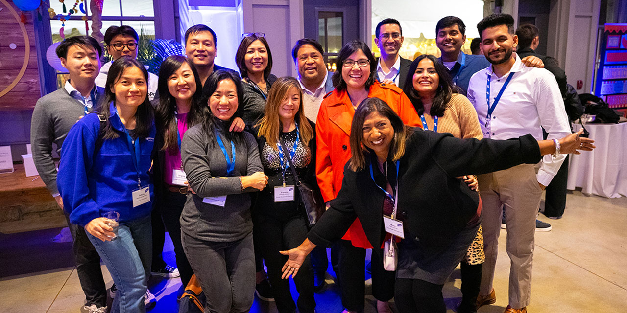 Group photo of attendees at the SilverPeak Strategic Capital Multicultural Community Conference